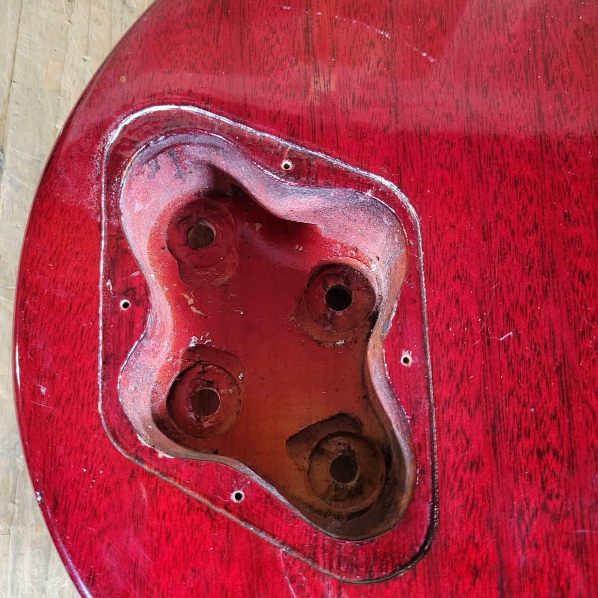 Gibson Les Paul Husk Luthier's Project Body & Neck - Mahar's Vintage Guitars