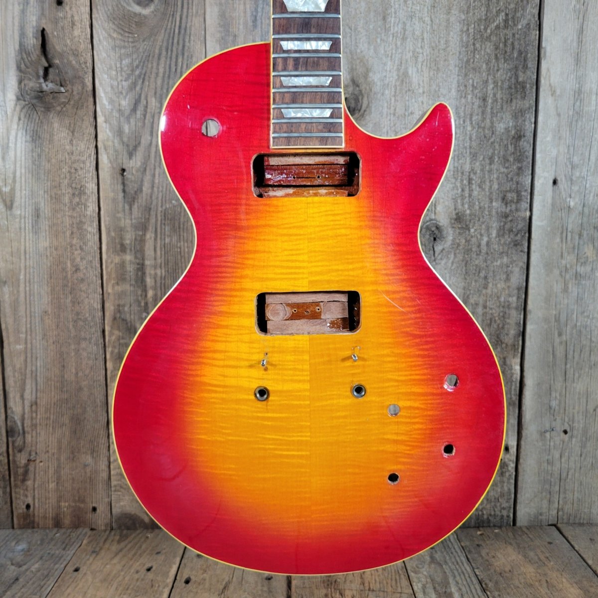 Gibson Les Paul Husk Luthier's Project Body & Neck - Mahar's Vintage Guitars