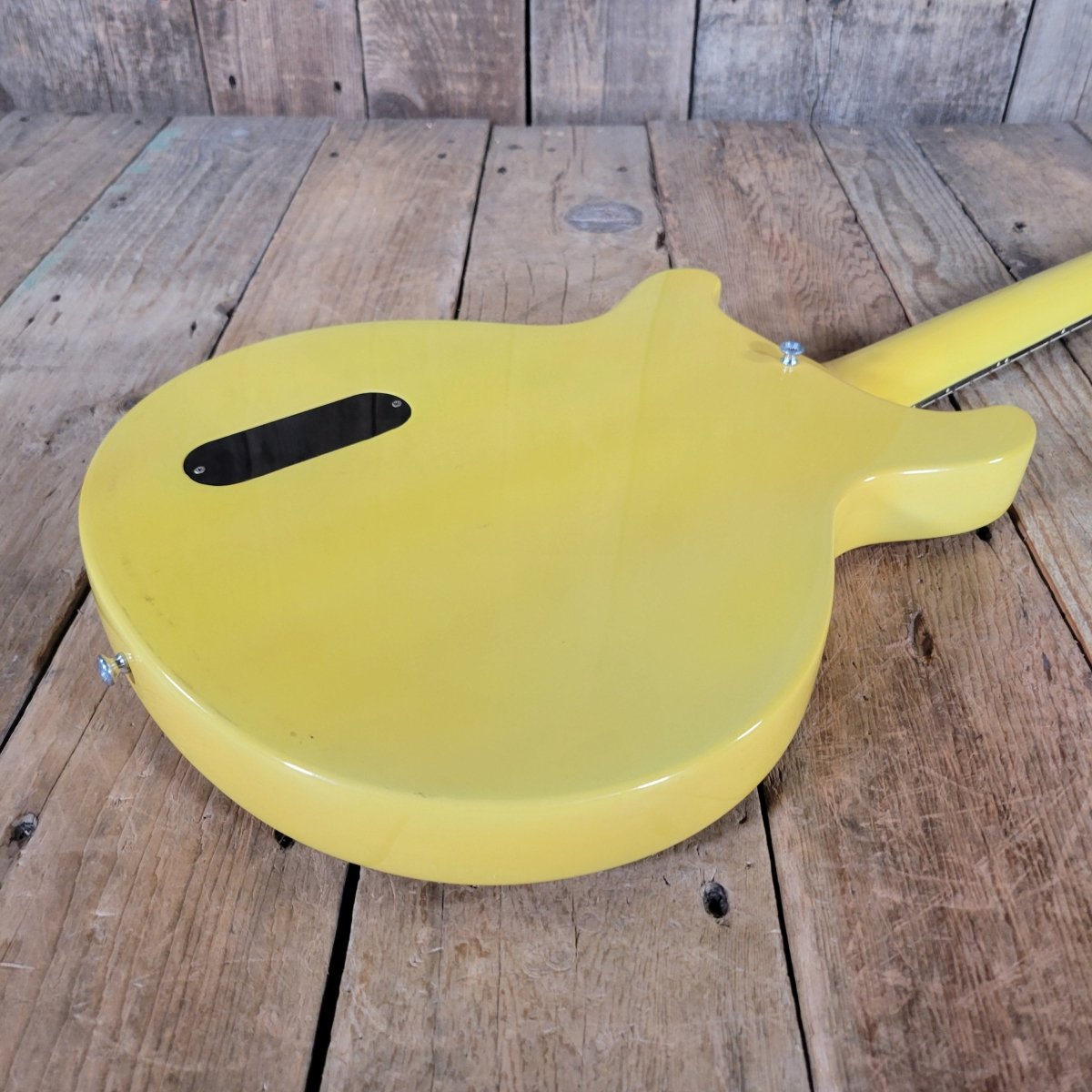 Gibson Les Paul Junior 1959 – Refin TV Yellow, Vintage Double Cut - Mahar's Vintage Guitars