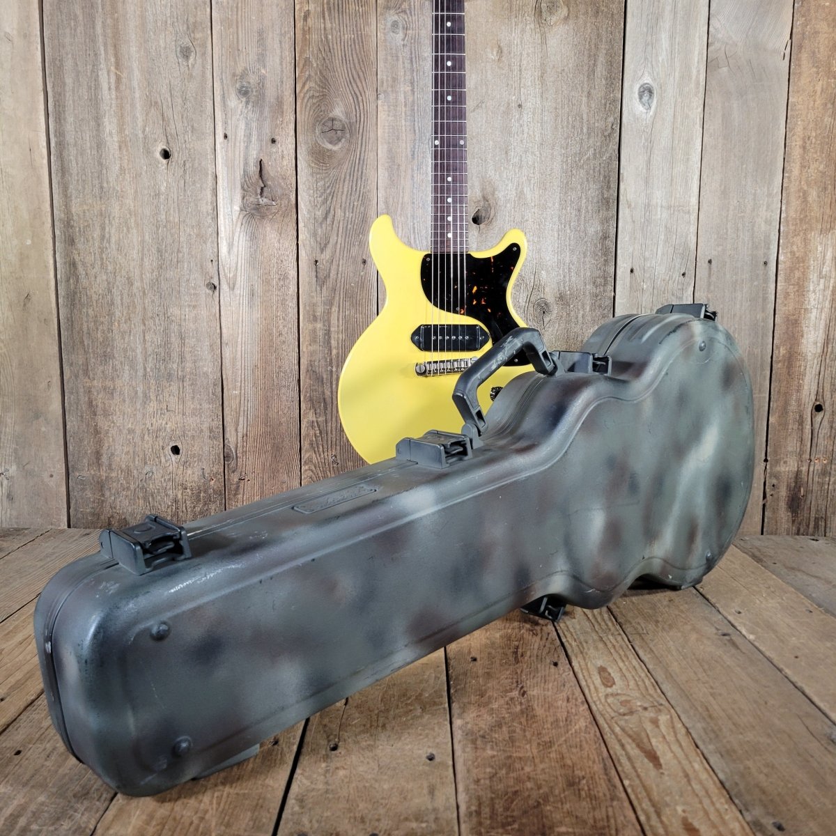 Gibson Les Paul Junior 1959 – Refin TV Yellow, Vintage Double Cut - Mahar's Vintage Guitars