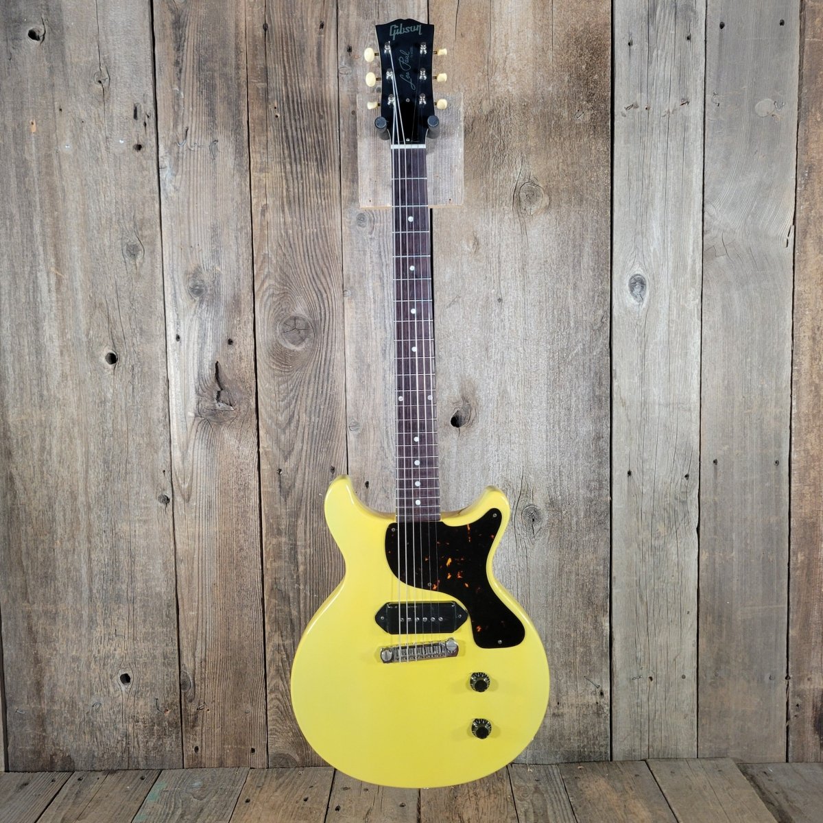 Gibson Les Paul Junior 1959 – Refin TV Yellow, Vintage Double Cut - Mahar's Vintage Guitars