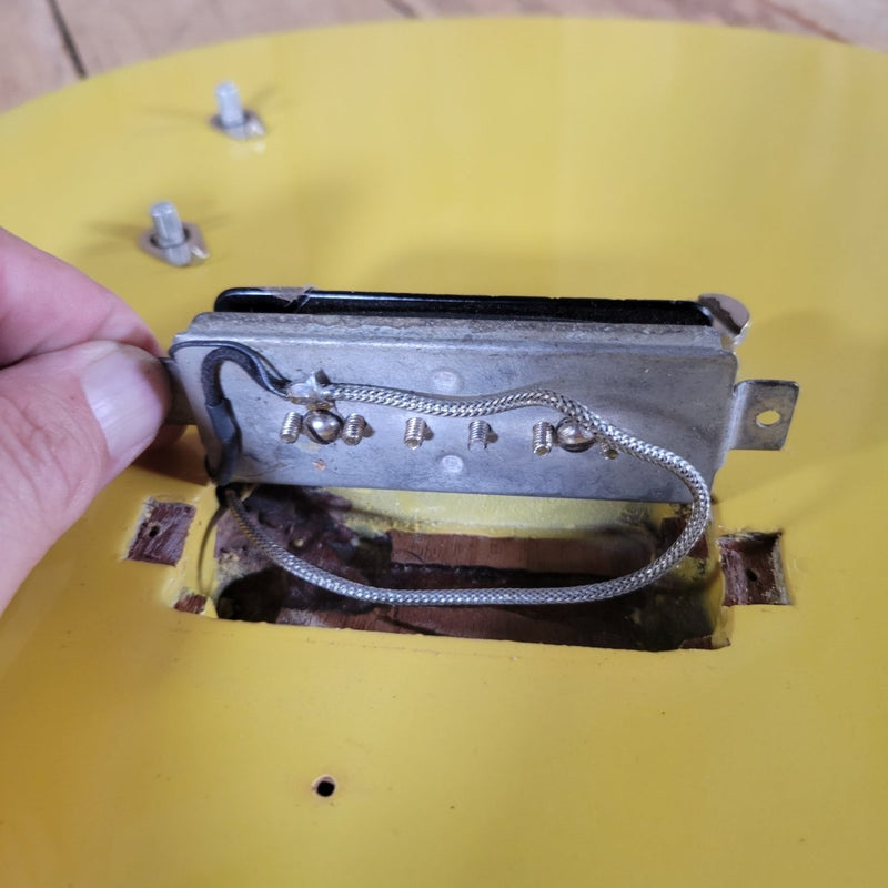Gibson Les Paul Junior 1959 – Refin TV Yellow, Vintage Double Cut - Mahar's Vintage Guitars