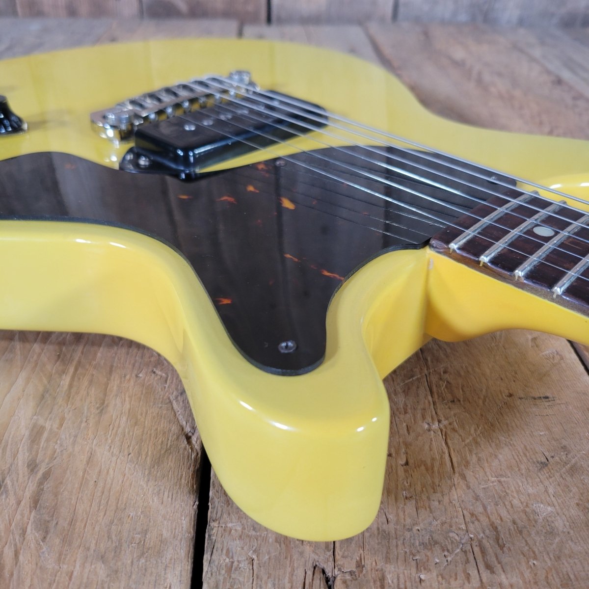 Gibson Les Paul Junior 1959 – Refin TV Yellow, Vintage Double Cut - Mahar's Vintage Guitars