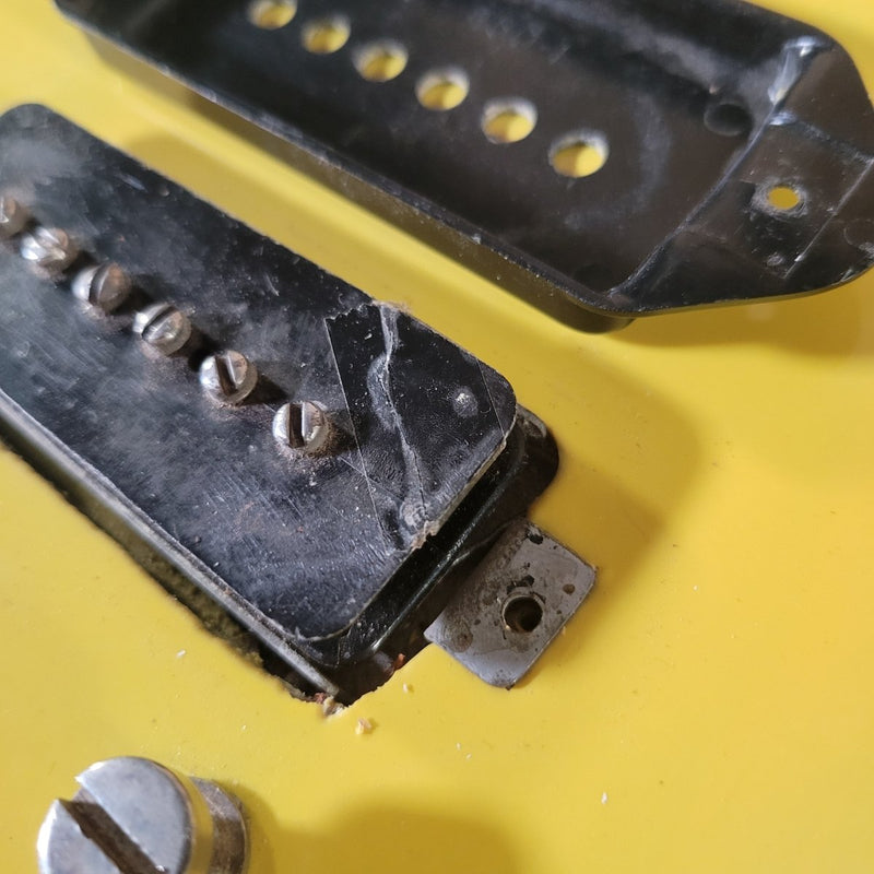 Gibson Les Paul Junior 1959 – Refin TV Yellow, Vintage Double Cut - Mahar's Vintage Guitars