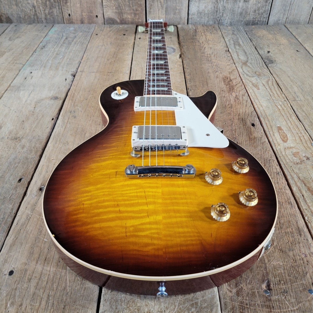 Gibson Les Paul Murphy Aged LPR - 9 2007 Custom Art & Historic '59 Reissue Near Mint - Mahar's Vintage Guitars
