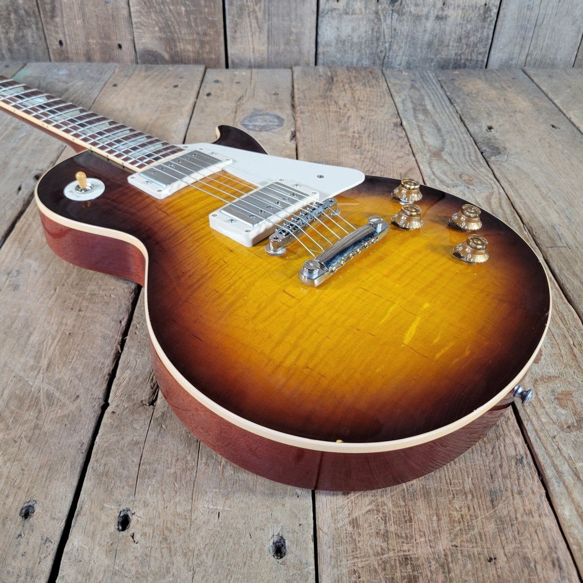 Gibson Les Paul Murphy Aged LPR - 9 2007 Custom Art & Historic '59 Reissue Near Mint - Mahar's Vintage Guitars