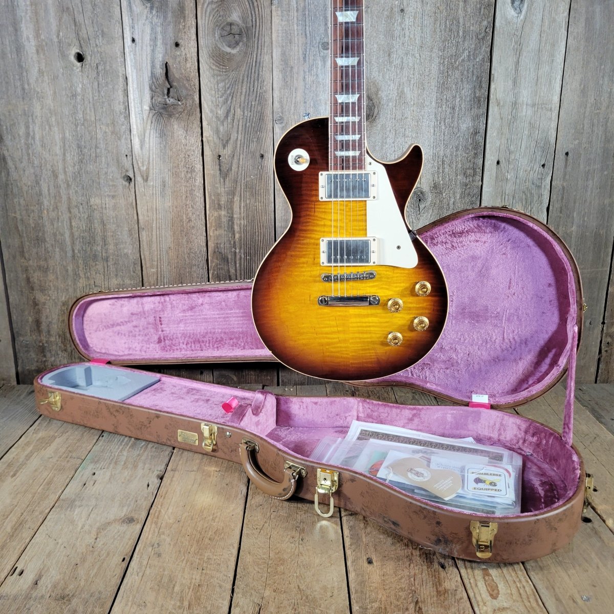 Gibson Les Paul Murphy Aged LPR - 9 2007 Custom Art & Historic '59 Reissue Near Mint - Mahar's Vintage Guitars