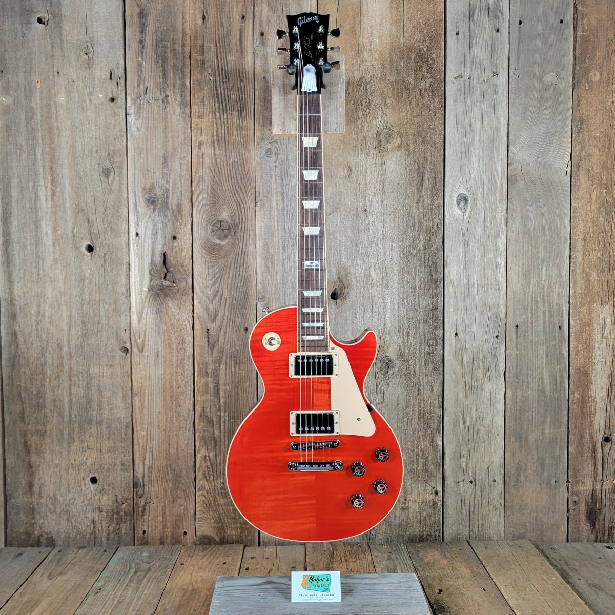 Gibson Les Paul Peace 2014 Peaceful Orange 120th Anniversary - Mahar's Vintage Guitars