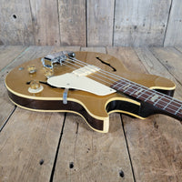 Gibson Les Paul Signature Bass – Vintage Gold Finish, Semi - Hollow Body 1974 - Mahar's Vintage Guitars