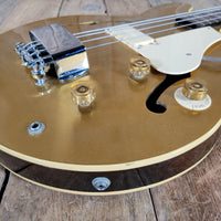 Gibson Les Paul Signature Bass – Vintage Gold Finish, Semi - Hollow Body 1974 - Mahar's Vintage Guitars
