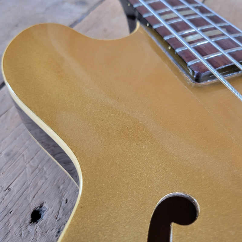 Gibson Les Paul Signature Bass – Vintage Gold Finish, Semi - Hollow Body 1974 - Mahar's Vintage Guitars