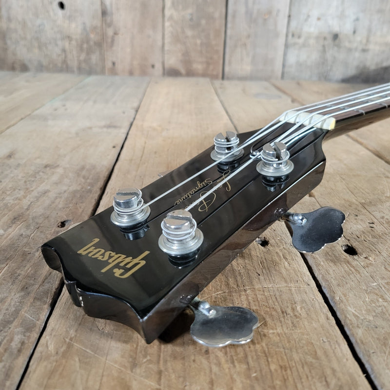 Gibson Les Paul Signature Bass – Vintage Gold Finish, Semi - Hollow Body 1974 - Mahar's Vintage Guitars