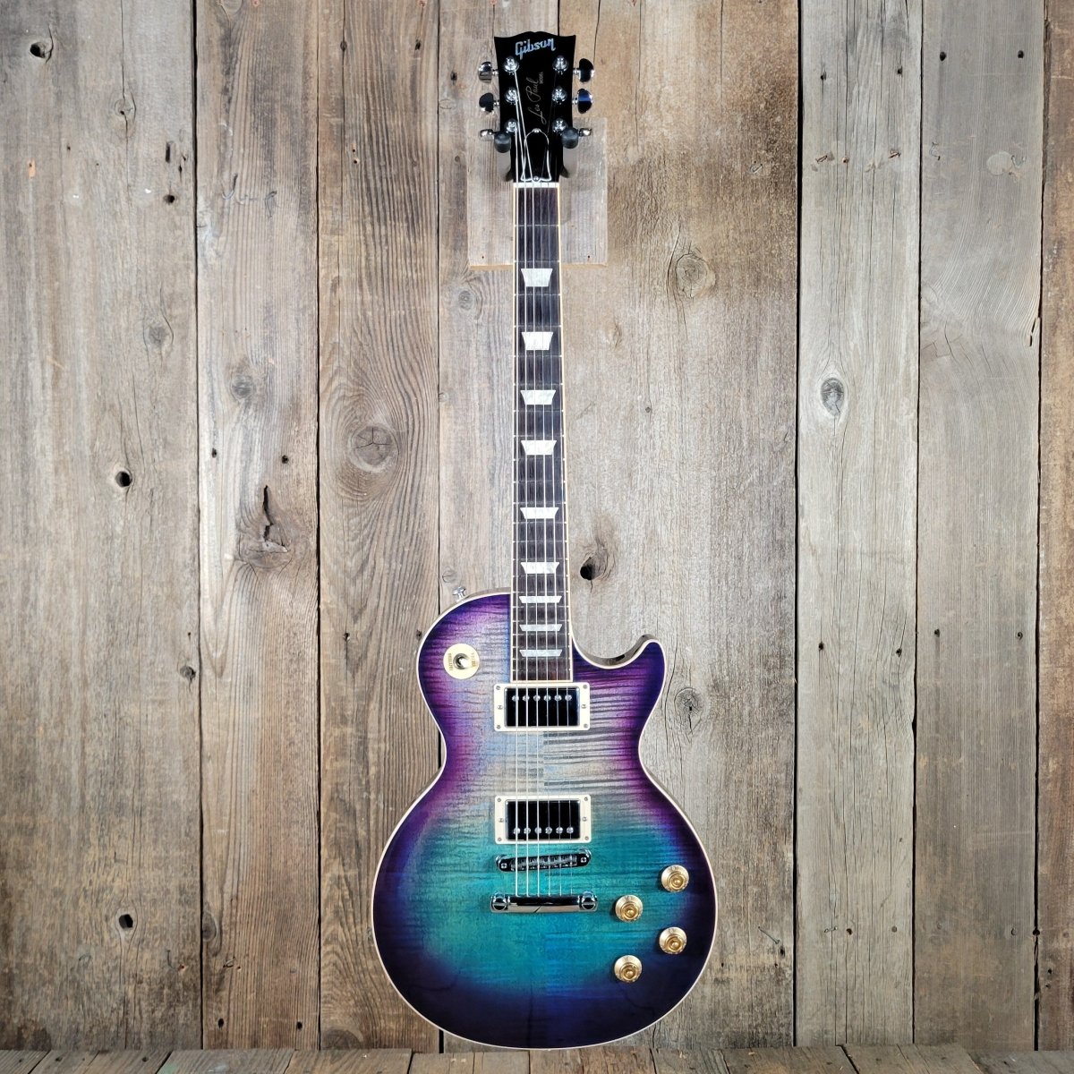 Gibson Les Paul Standard T Blueberry Burst 2017 with original hard case & tags - Mahar's Vintage Guitars
