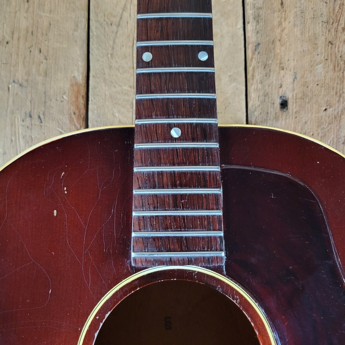 Gibson LG - 1 1965 Transitional 1 5/8" Nut w/ Case - Mahar's Vintage Guitars