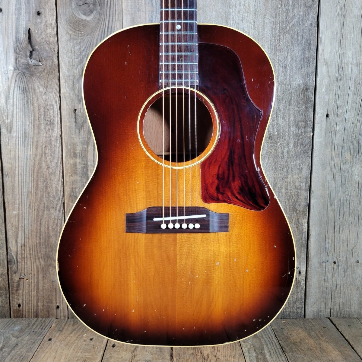Gibson LG-1 1965 Sunburst Transitional | Mahar's – Mahar's Vintage