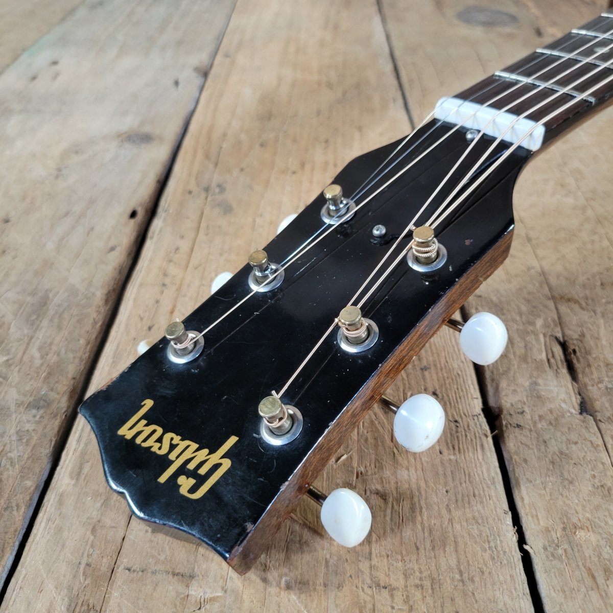 Gibson LG - 1 1965 Transitional 1 5/8" Nut w/ Case - Mahar's Vintage Guitars