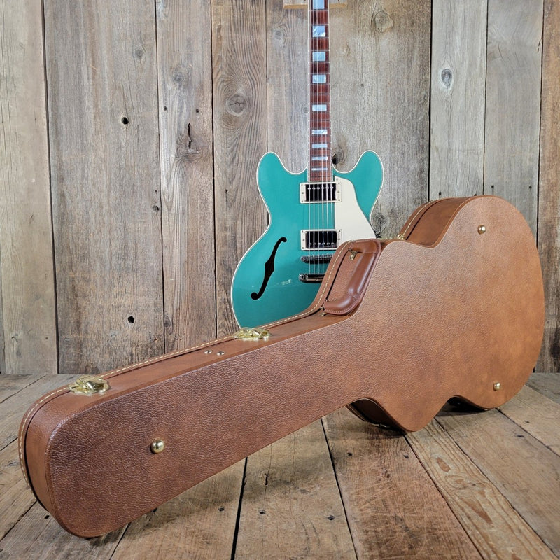 Gibson Memphis Big Block Retro ES - 335 2018 Limited Emerald Green - Mahar's Vintage Guitars