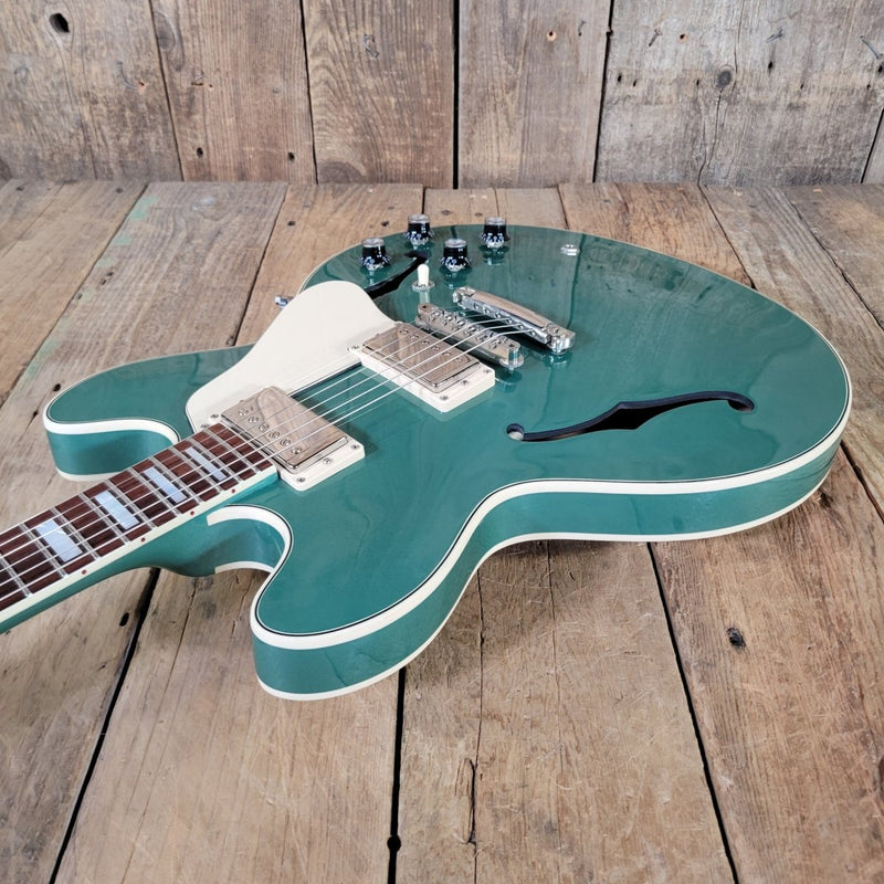 Gibson Memphis Big Block Retro ES - 335 2018 Limited Emerald Green - Mahar's Vintage Guitars