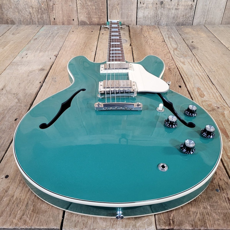 Gibson Memphis Big Block Retro ES - 335 2018 Limited Emerald Green - Mahar's Vintage Guitars