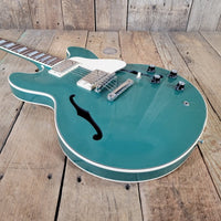 Gibson Memphis Big Block Retro ES - 335 2018 Limited Emerald Green - Mahar's Vintage Guitars