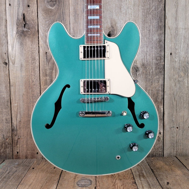 Gibson Memphis Big Block Retro ES - 335 2018 Limited Emerald Green - Mahar's Vintage Guitars