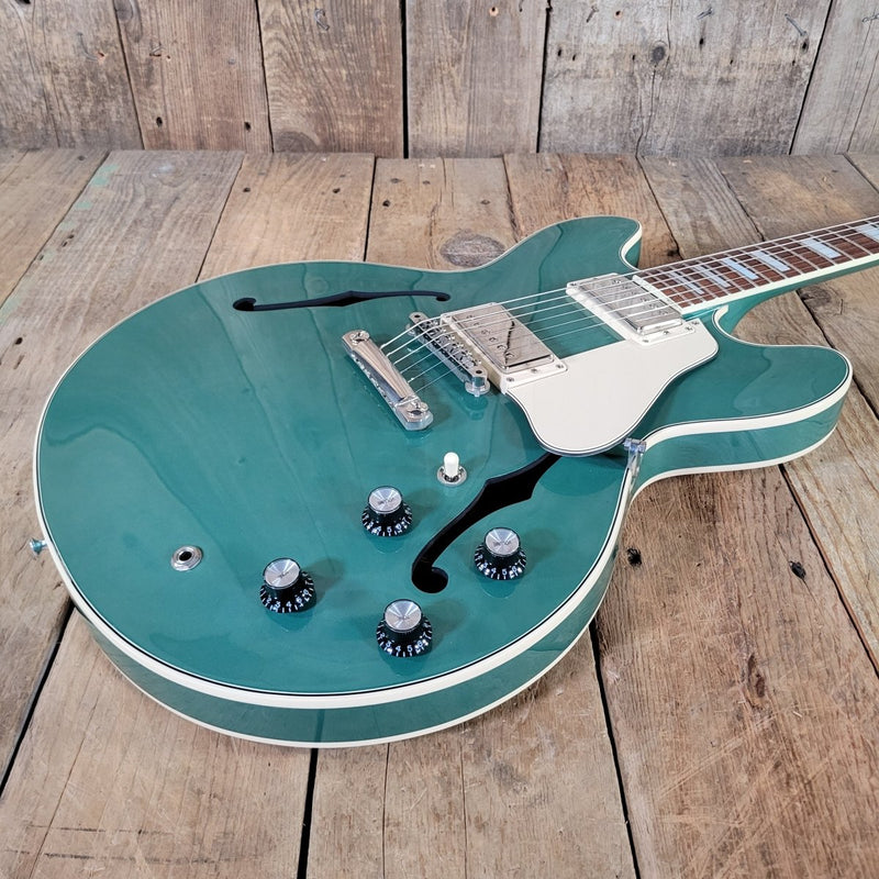 Gibson Memphis Big Block Retro ES - 335 2018 Limited Emerald Green - Mahar's Vintage Guitars