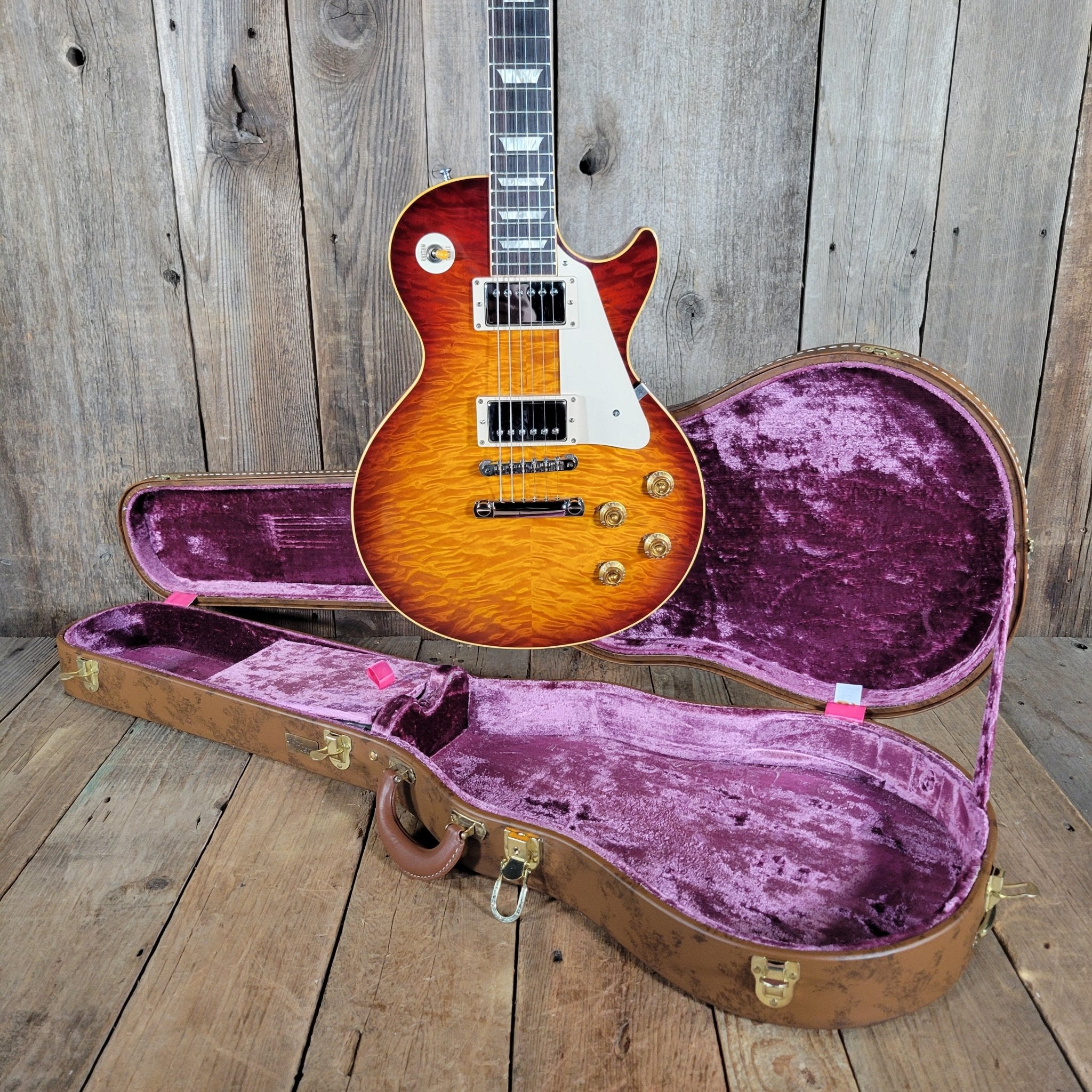 Gibson MINT Les Paul R9 LP59 Brazilian Fretboard Custom Art & Historic 2003 - Mahar's Vintage Guitars