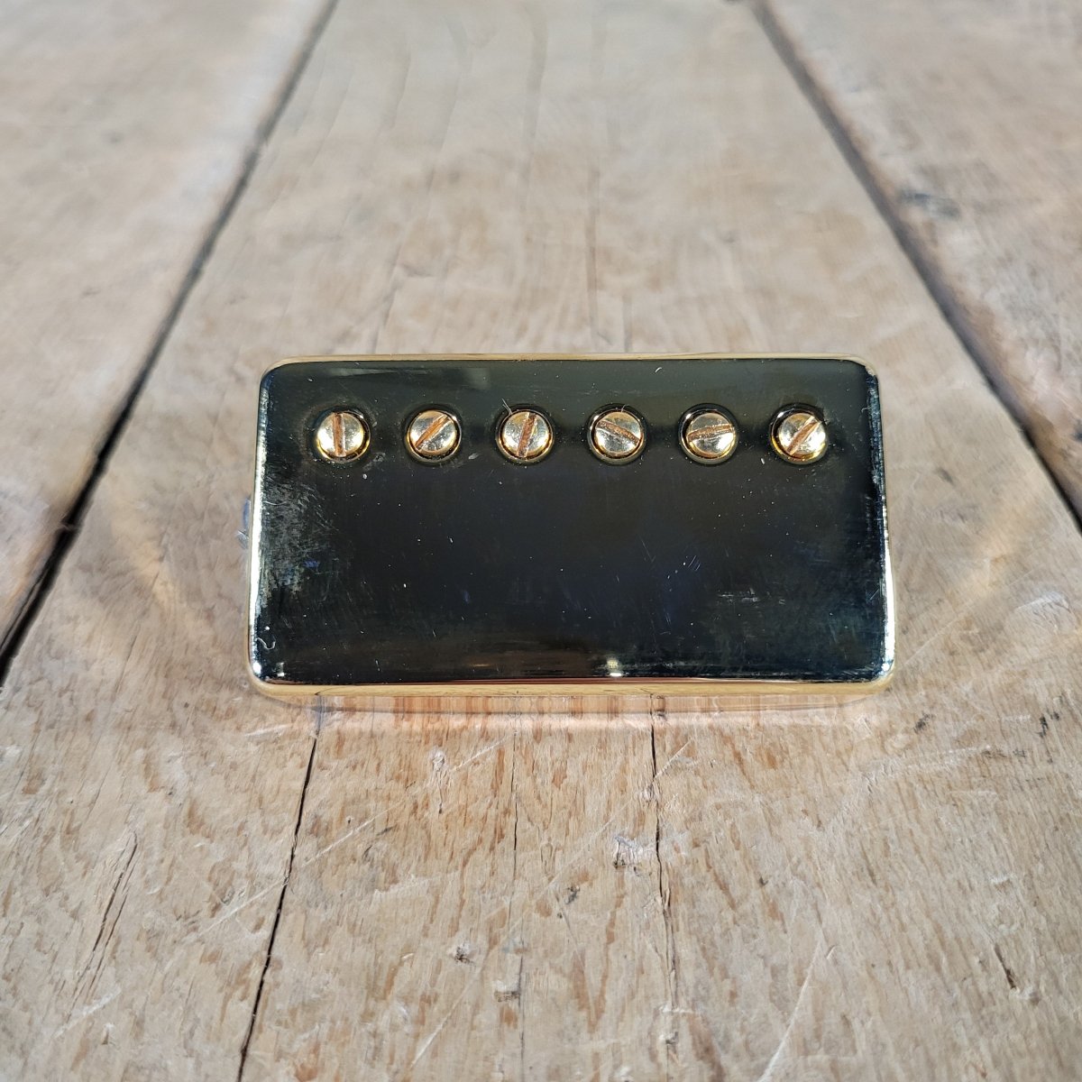 Gibson Shaw NOS Patent Number Humbucker 1982 - Gold - Mahar's Vintage Guitars