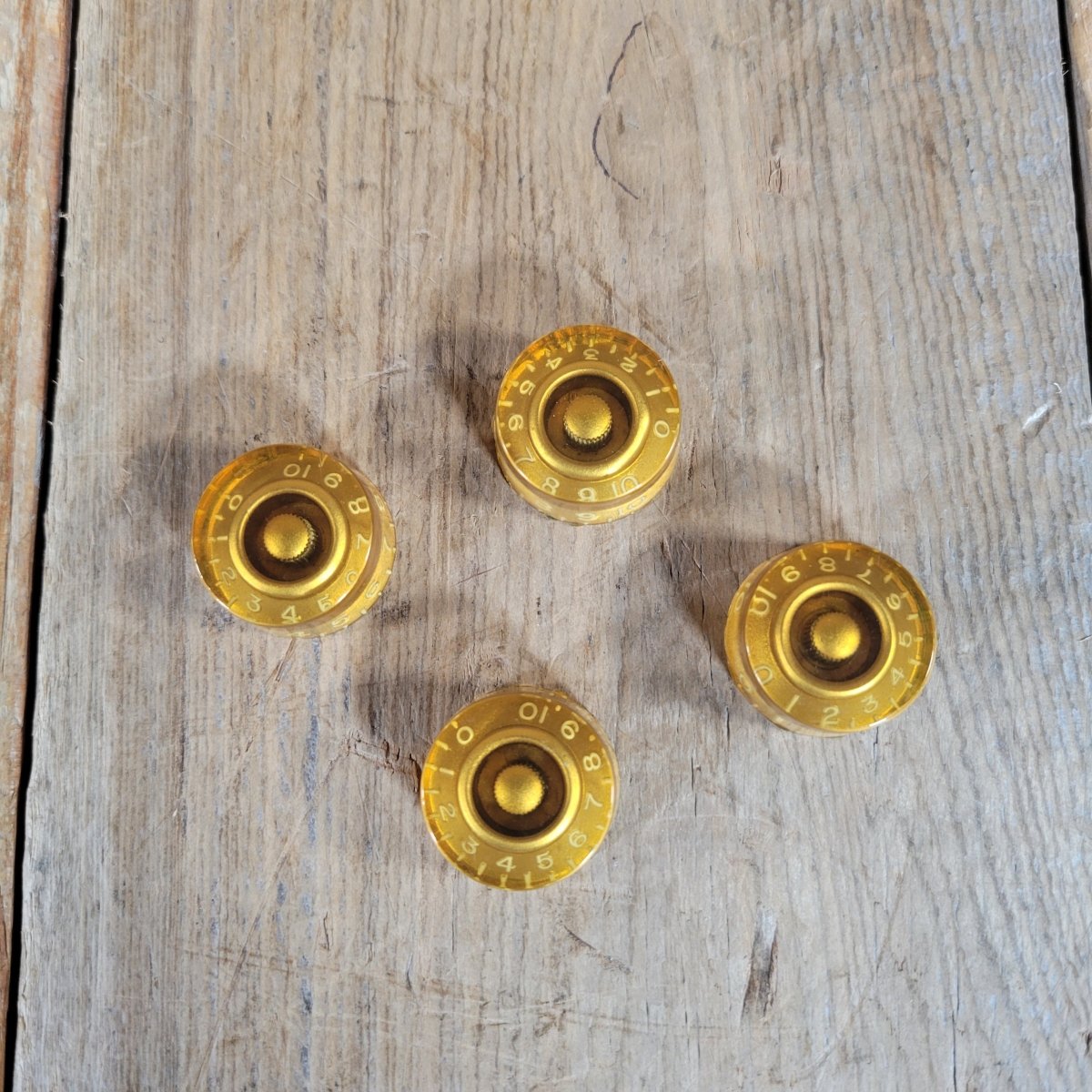Gibson Speed Knobs Gold 1/2" 1953 1954 1955 - Mahar's Vintage Guitars