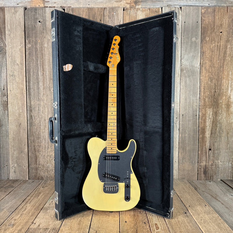 G&L ASAT Special Blonde Leo Fender with case and warranty card 1988 - Mahar's Vintage Guitars