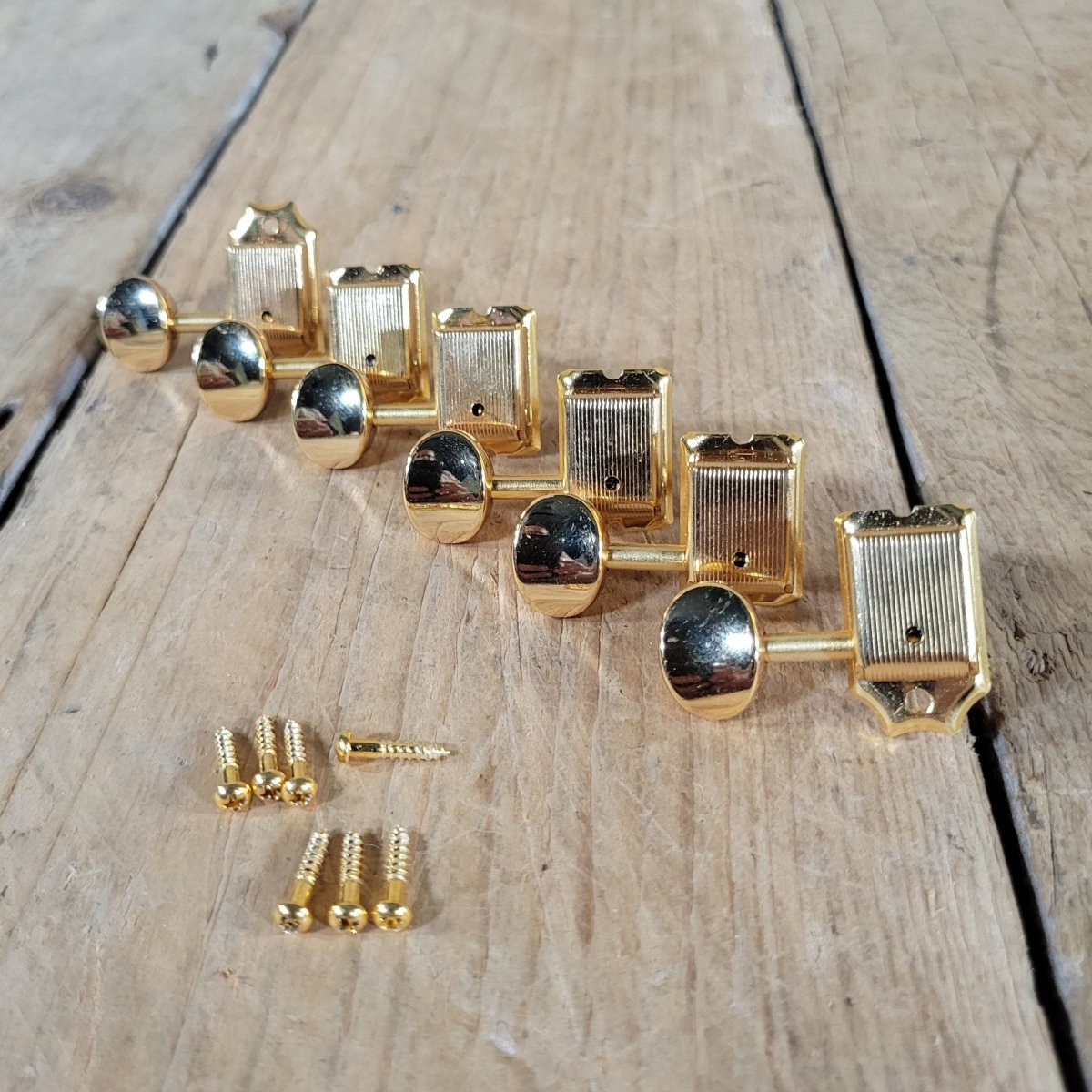 Gotoh Gold Locking Tuners SD Tuning Machines Stratocaster Telecaster With Screws - Mahar's Vintage Guitars