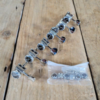 Gotoh MG-T Magnum Lock Trad 6-In-Line Tuners Chrome Excellent - Mahar's Vintage Guitars