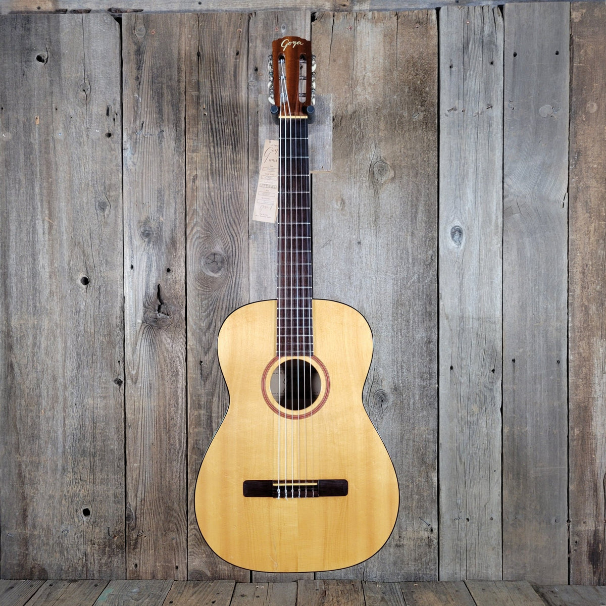Goya G - 10 Classical Guitar 1964 – Made in Sweden, Original Case, Hang Tag & Goya Polish, Vintage Nylon String - Mahar's Vintage Guitars