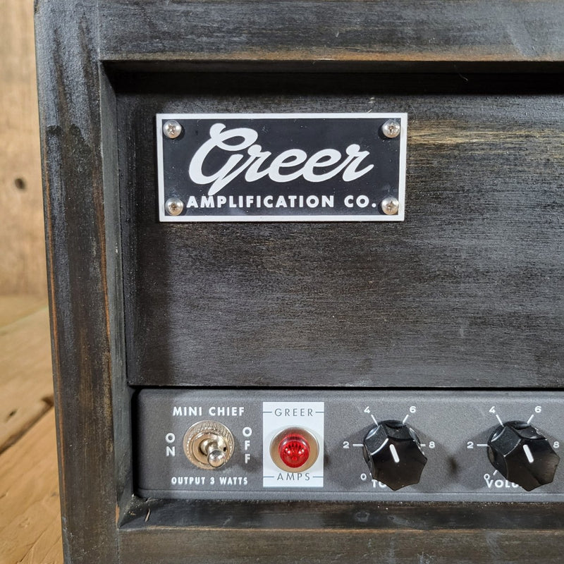 Greer Mini Chief 3 Watt Guitar Amplifier Head – Boutique Low Watt Tube Tone - Mahar's Vintage Guitars