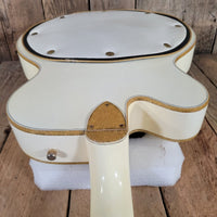 Gretsch 1977 White Falcon 7593 Single Cut All Original w/ case Excellent - Mahar's Vintage Guitars