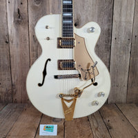 Gretsch 1977 White Falcon 7593 Single Cut All Original w/ case Excellent - Mahar's Vintage Guitars