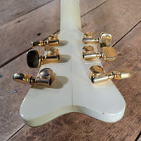 Gretsch 1977 White Falcon 7593 Single Cut All Original w/ case Excellent - Mahar's Vintage Guitars