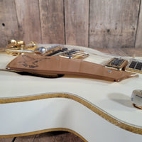 Gretsch 1977 White Falcon 7593 Single Cut All Original w/ case Excellent - Mahar's Vintage Guitars