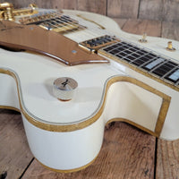 Gretsch 1977 White Falcon 7593 Single Cut All Original w/ case Excellent - Mahar's Vintage Guitars