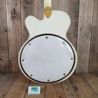 Gretsch 1977 White Falcon 7593 Single Cut All Original w/ case Excellent - Mahar's Vintage Guitars