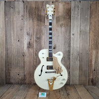 Gretsch 1977 White Falcon 7593 Single Cut All Original w/ case Excellent - Mahar's Vintage Guitars