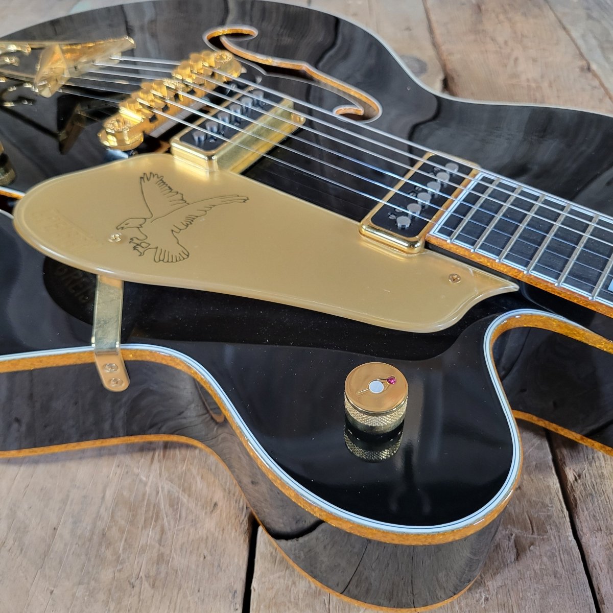 Gretsch Black Falcon G6136DSBK 2013 Dynasonic Pickups Near Mint - Mahar's Vintage Guitars