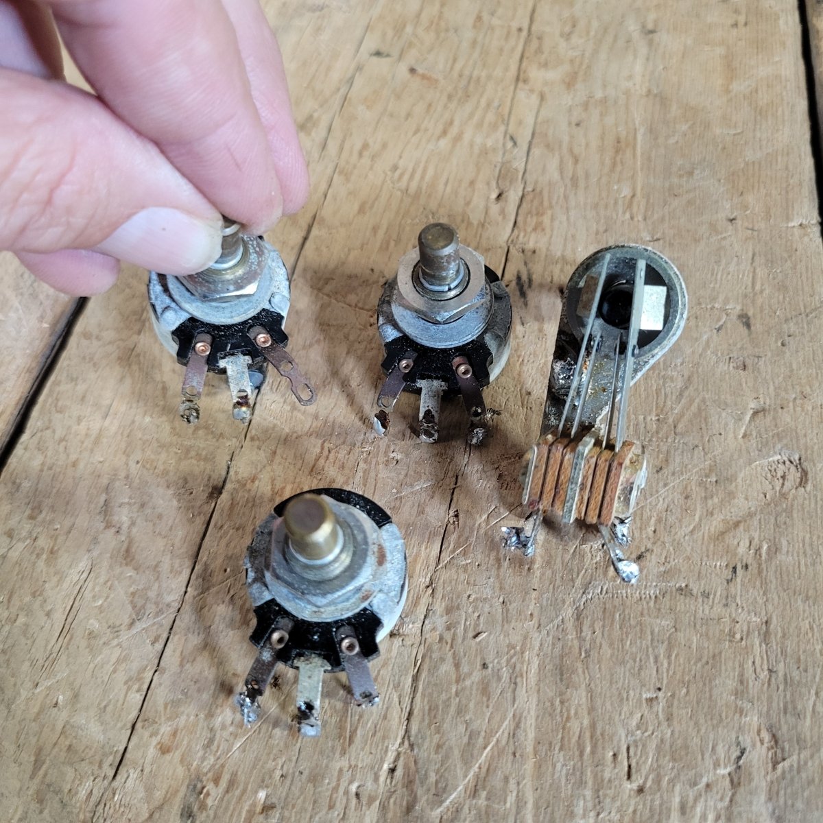 Gretsch Corvette CTS Pots & Switch 1965 — Wiring Harness - Mahar's Vintage Guitars