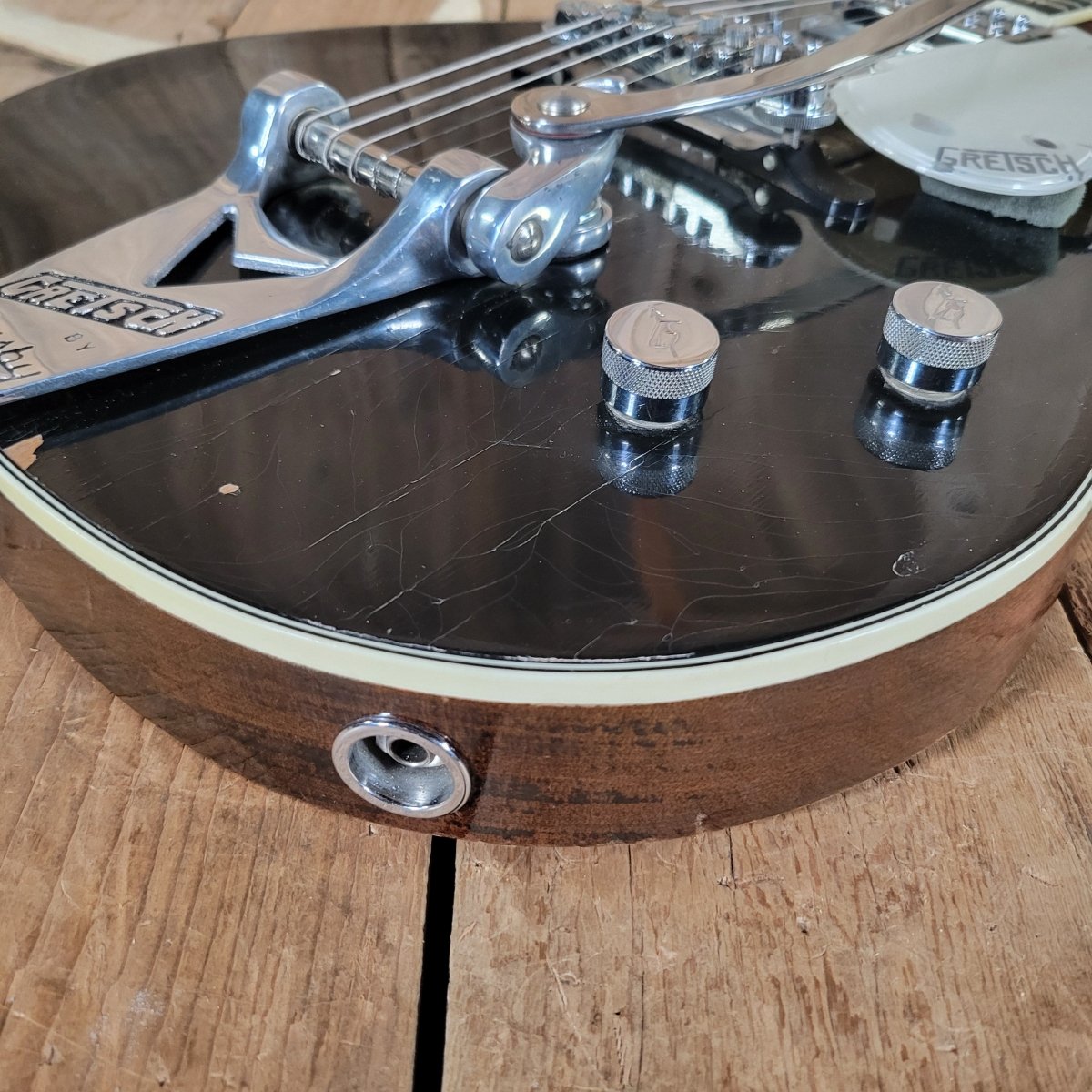 Gretsch Duo Jet 6128 1959 with PAF Filter’Tron Pickups – Original Case & Strap - Mahar's Vintage Guitars