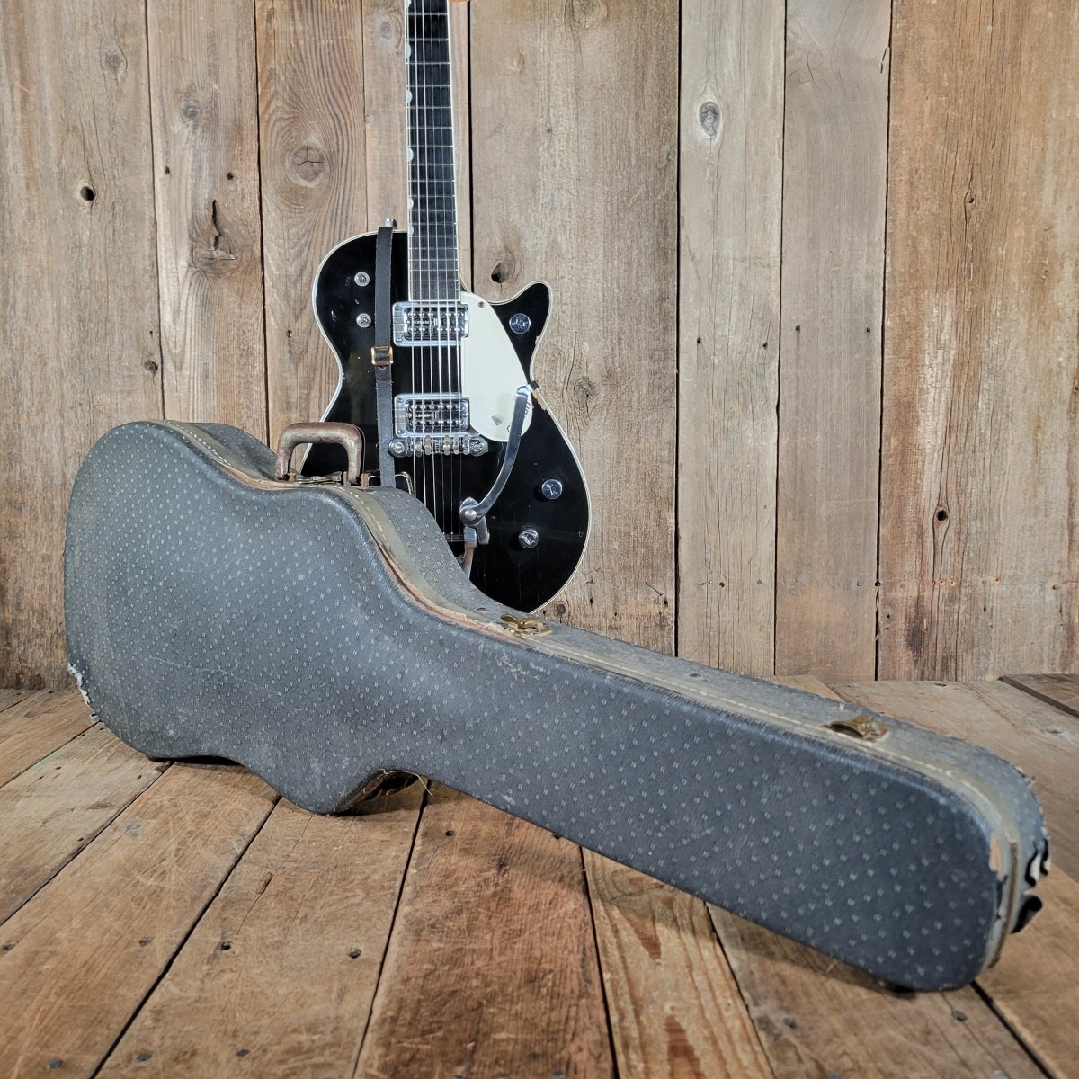 Gretsch Duo Jet 6128 1959 with PAF Filter’Tron Pickups – Original Case & Strap - Mahar's Vintage Guitars