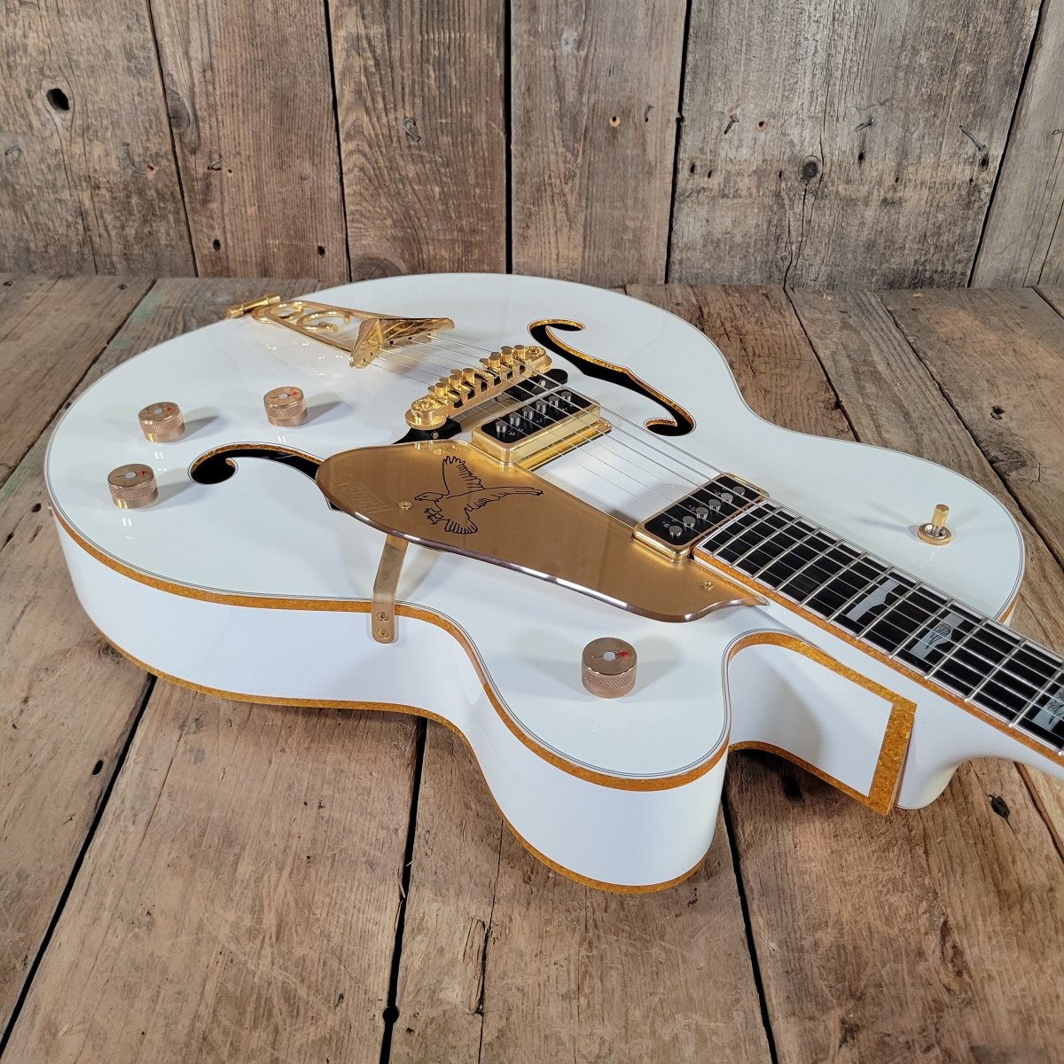 Gretsch White Falcon G6136DS 2009 Dynasonic Pickups Near Mint - Mahar's Vintage Guitars