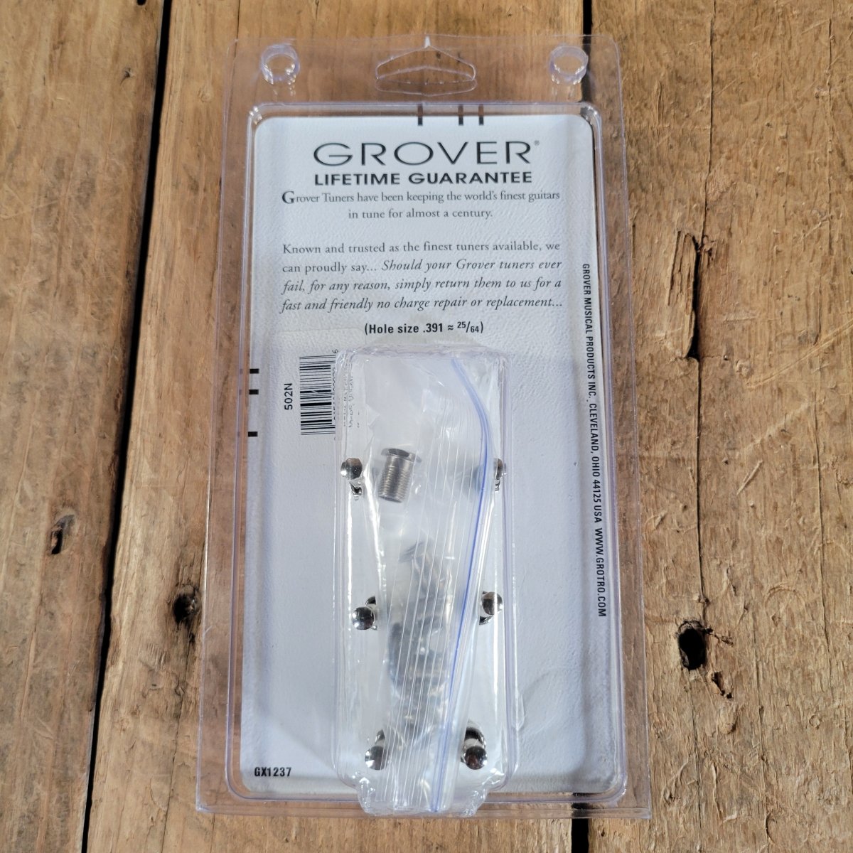 Grover 502N Rotogrip Locking Guitar Tuning Peg Set, Nickel, Near Mint - Mahar's Vintage Guitars