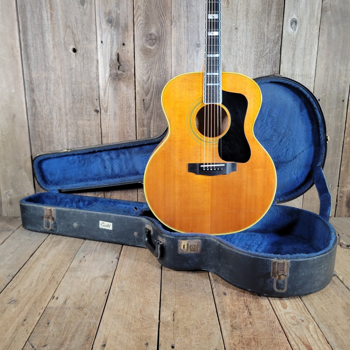 Guild 1974 F-50 BLD Restored w/ Original Case - Mahar's Vintage Guitars