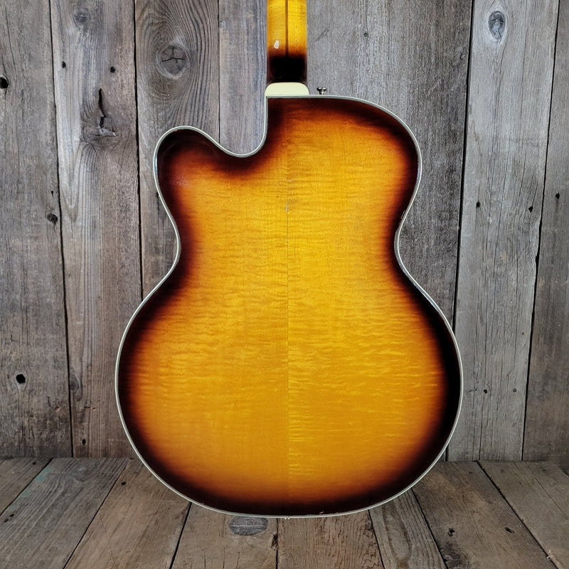 Guild Duane Eddy DE - 500 Deluxe 1962 – Sunburst, DeArmond Dynasonic Pickups, Vintage Hollowbody - Mahar's Vintage Guitars