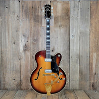 Guild Duane Eddy DE - 500 Deluxe 1962 – Sunburst, DeArmond Dynasonic Pickups, Vintage Hollowbody - Mahar's Vintage Guitars